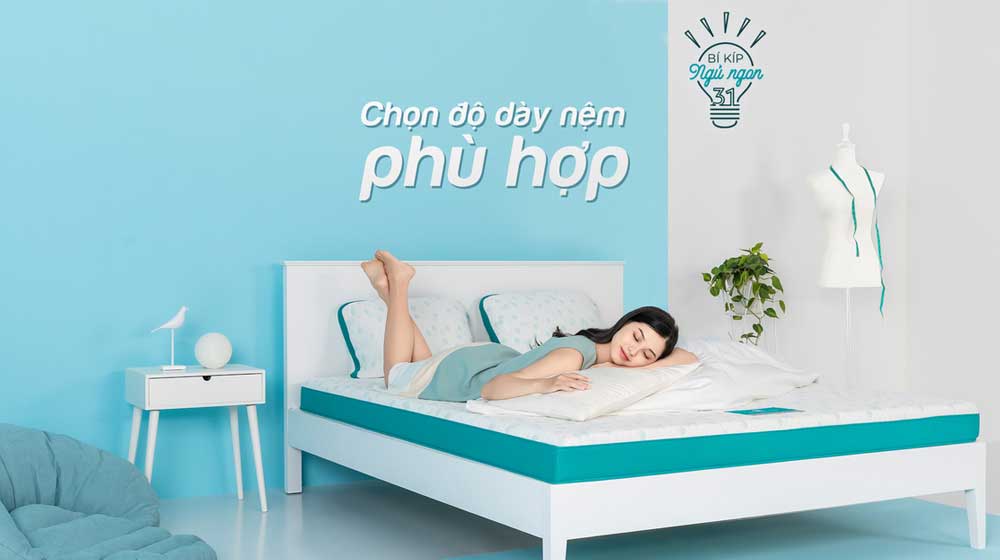 Chọn độ dày nệm