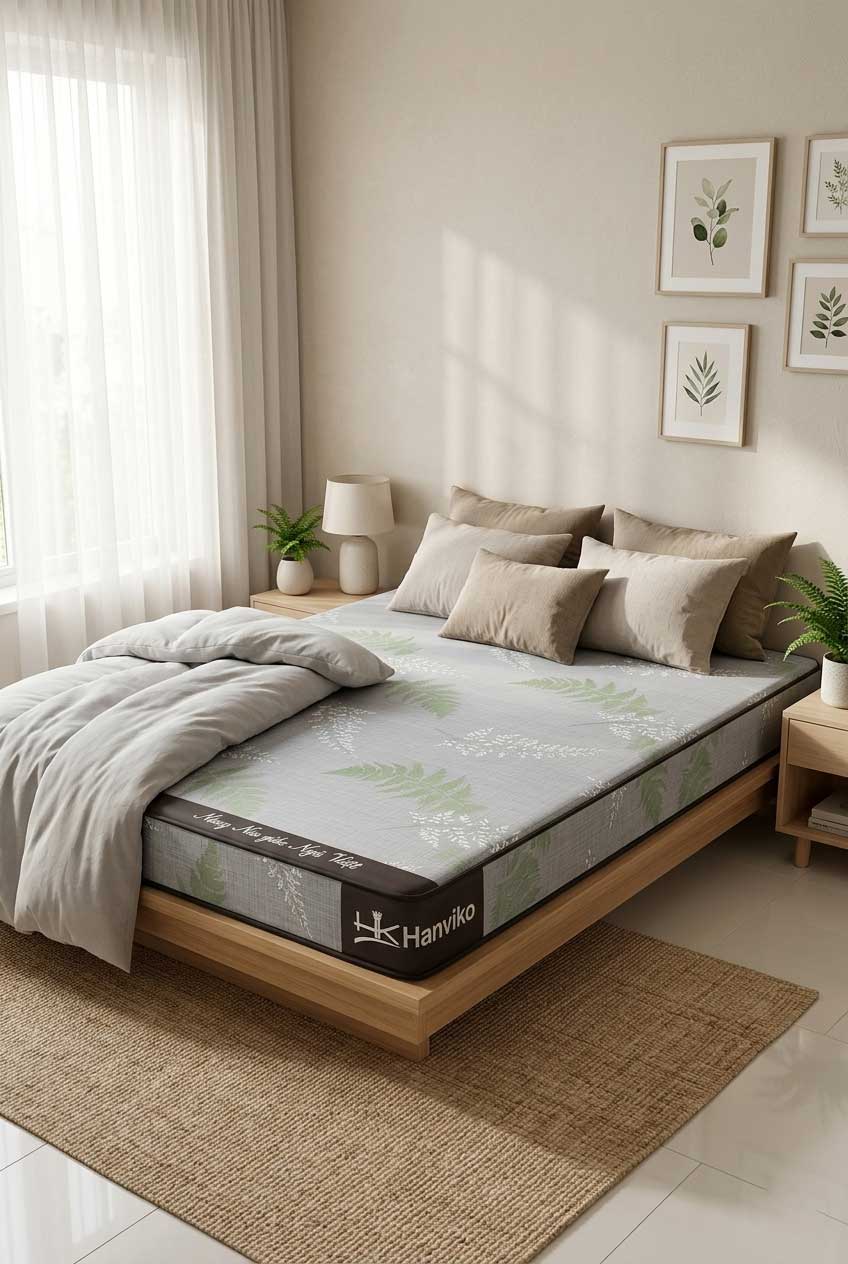 Đệm Bông Ép 1m5x1m9 dày 7cm